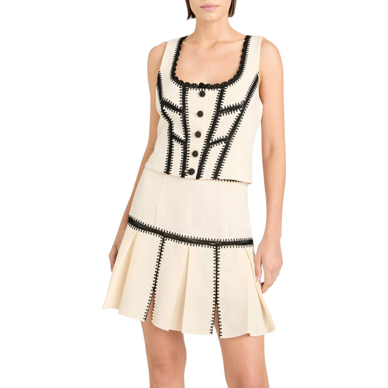 Crochet Sinclaire Sleeveless Top image number null