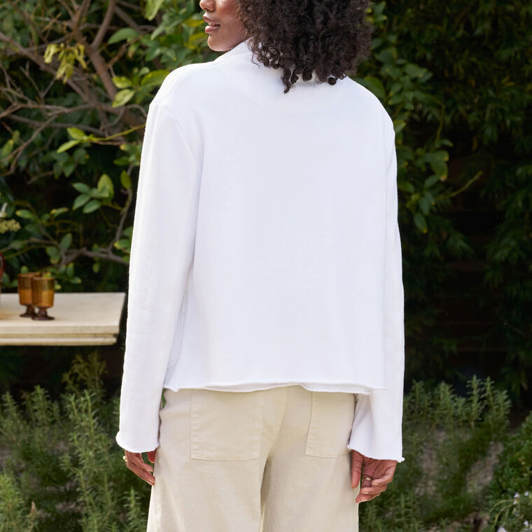 Mini Belfast Cropped Sweatshirt Peacoat image number null