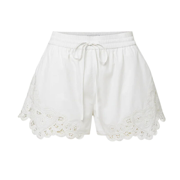 Vilvaldi Lace-Trim Poplin Short image number null