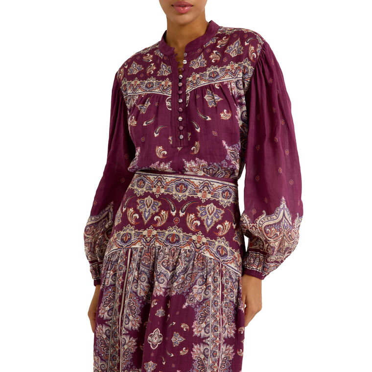 Rhiannon Ramie Blouse image number null