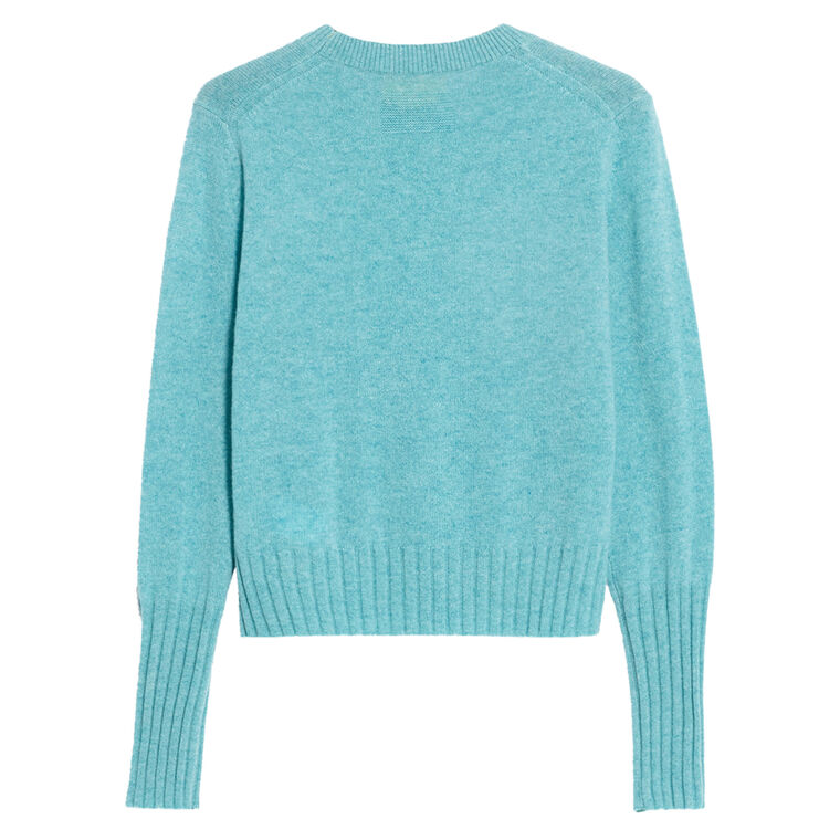Shrunken Long Sleeve Crewneck Sweater image number null