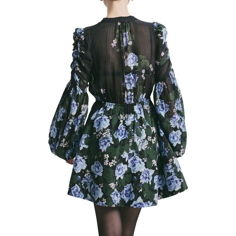 Georgette V-Neck Dress image number null