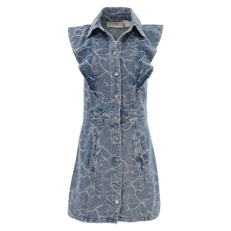 Marlowe Denim Mini Dress image number null