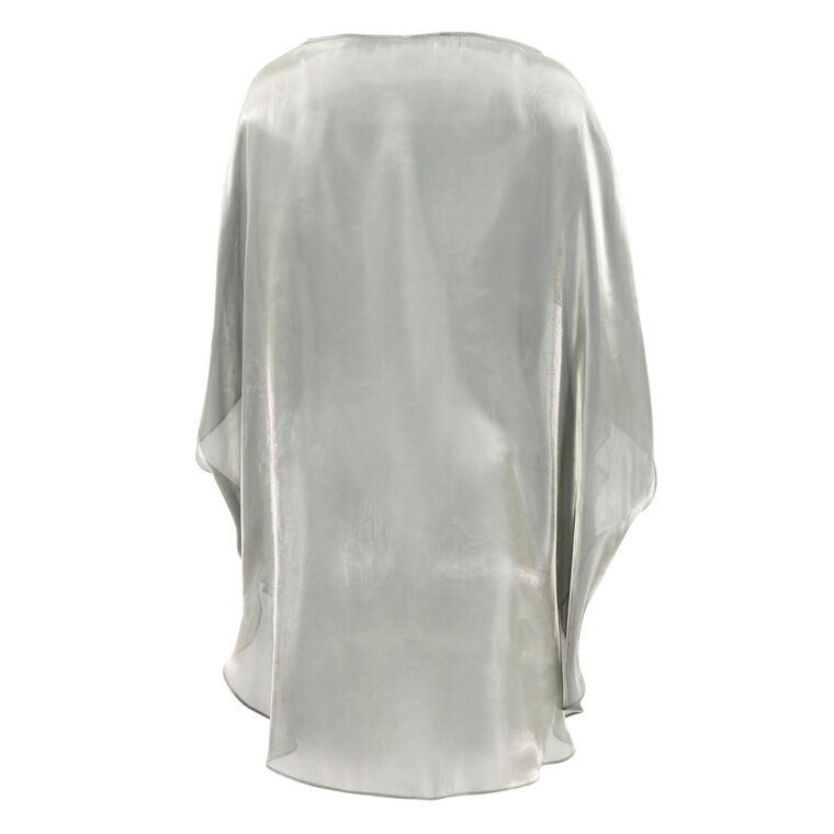 Metallic Organza Tunic Top image number null