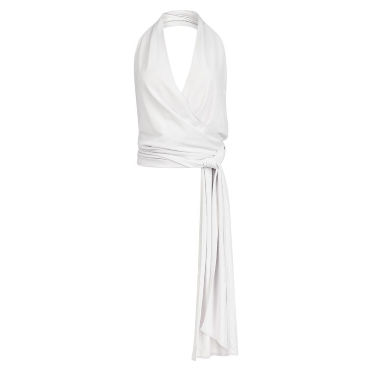 Aelir V-Neck Halter Top image number null