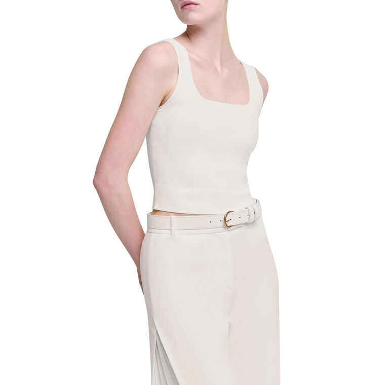 Ramaina Square Neck Tank Top image number null