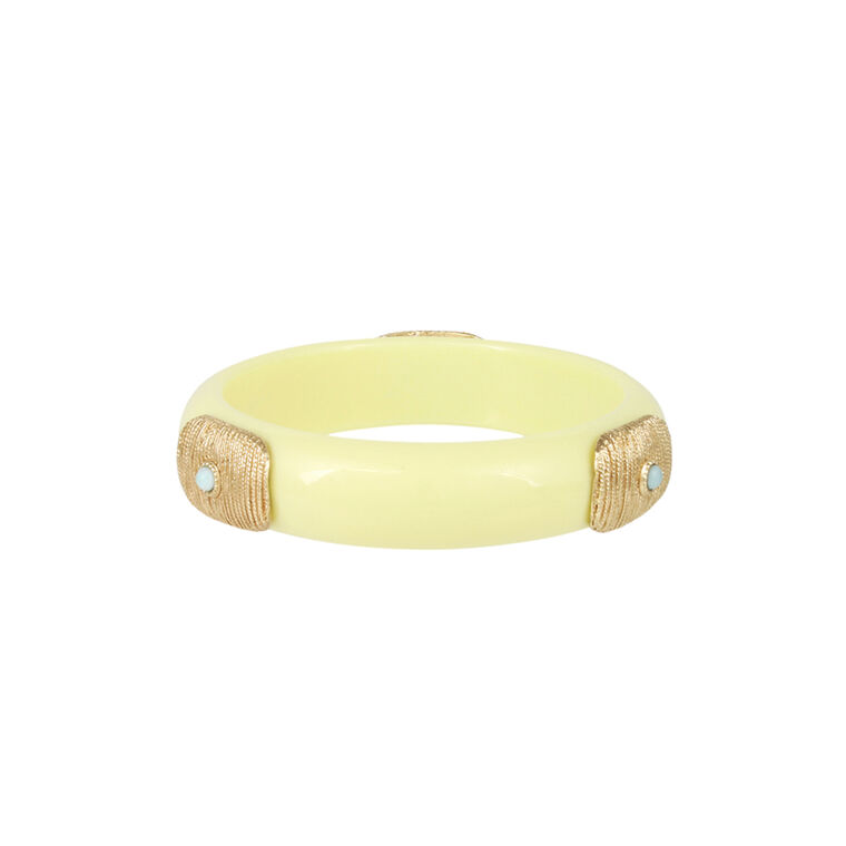 Meknes Bangle Bracelet with Gold Station image number null