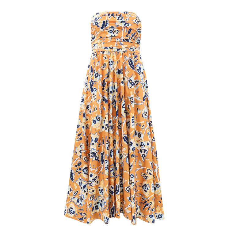 Tate Strapless Midi Dress image number null