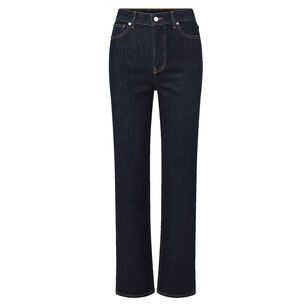 Leah Mid-Rise Straight-Leg Jean
