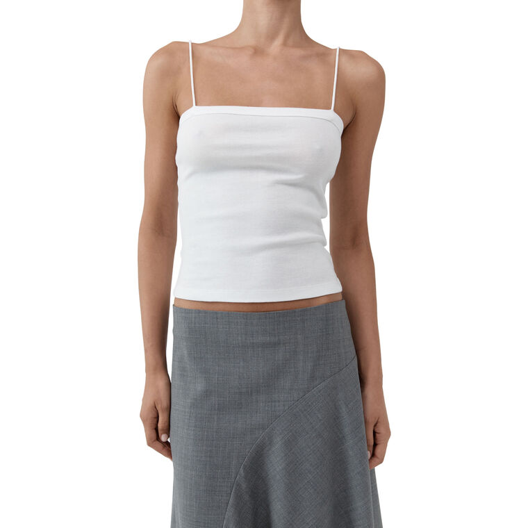 Organic Cotton Square Neck Cami image number null
