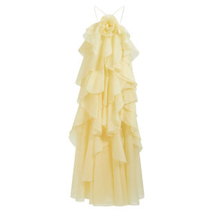 Pandorea Sleeveless Halterneck Layered Maxi Dress