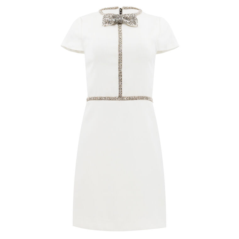 Sophie Embellished Bow Minidress image number null