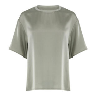 Lenn Slouchy Silk Tee
