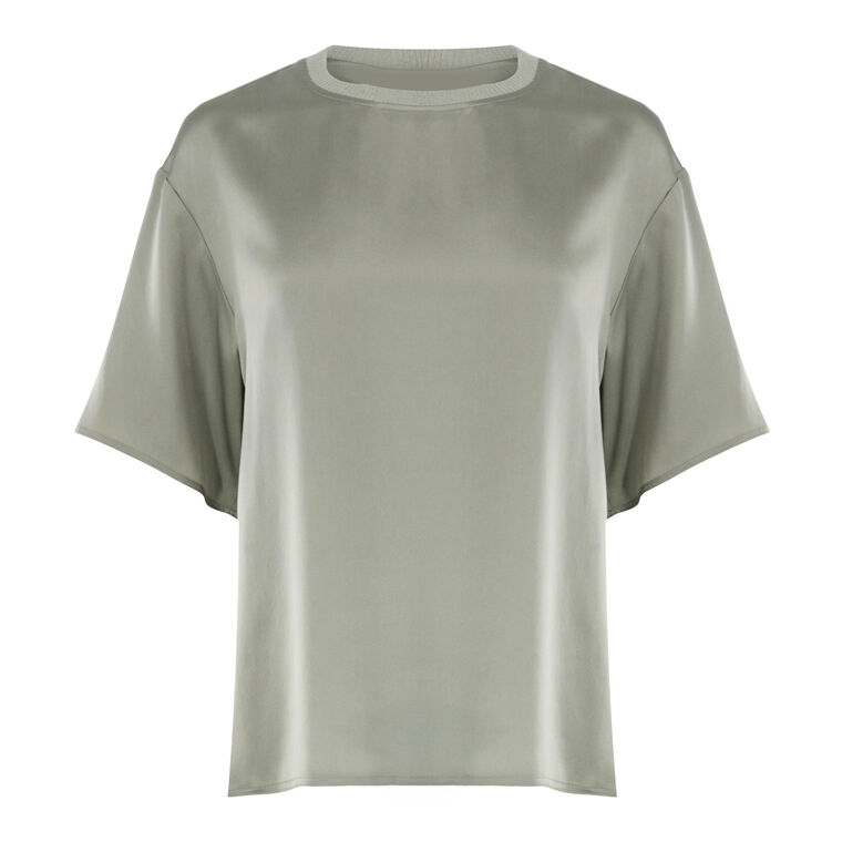 Lenn Slouchy Silk Tee image number null