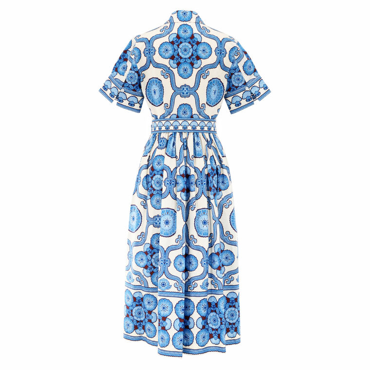 Malena Belted Midi Dress image number null