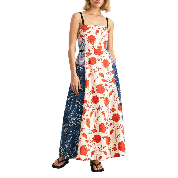 Tavira Sleeveless A-Line Midi Dress image number null