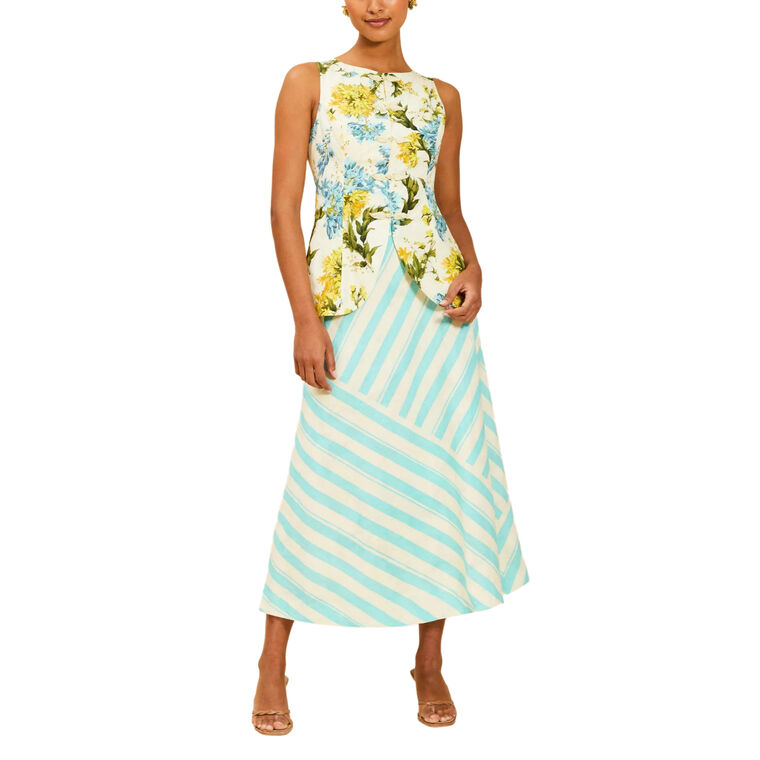 Santiago Reversible Midi Skirt image number null