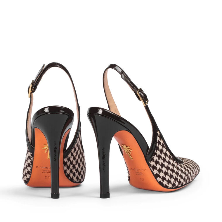 Tootsies Exclusive Jodi Houndstooth Sling-Back Pump image number null