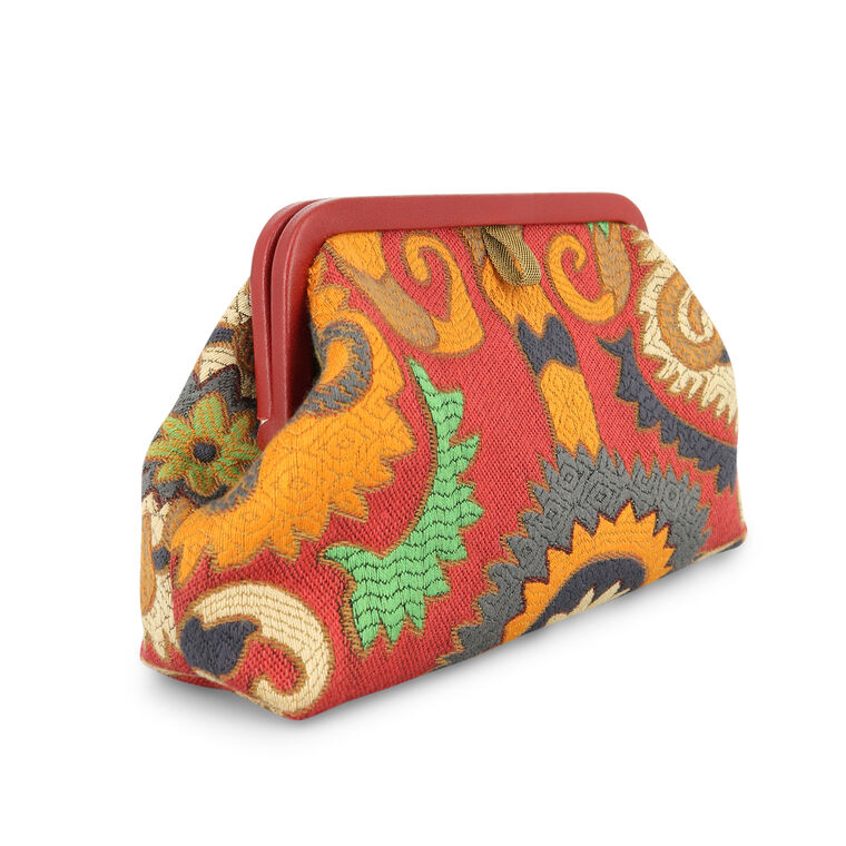 Liette Woven Clutch image number null