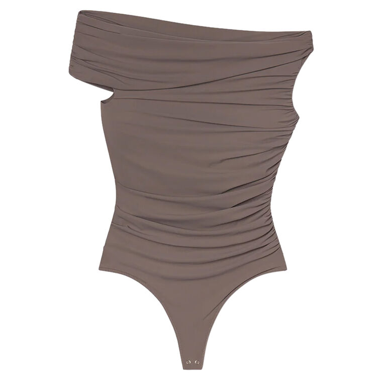 Sherilyn Ruched Off-The-Shoulder Bodysuit image number null