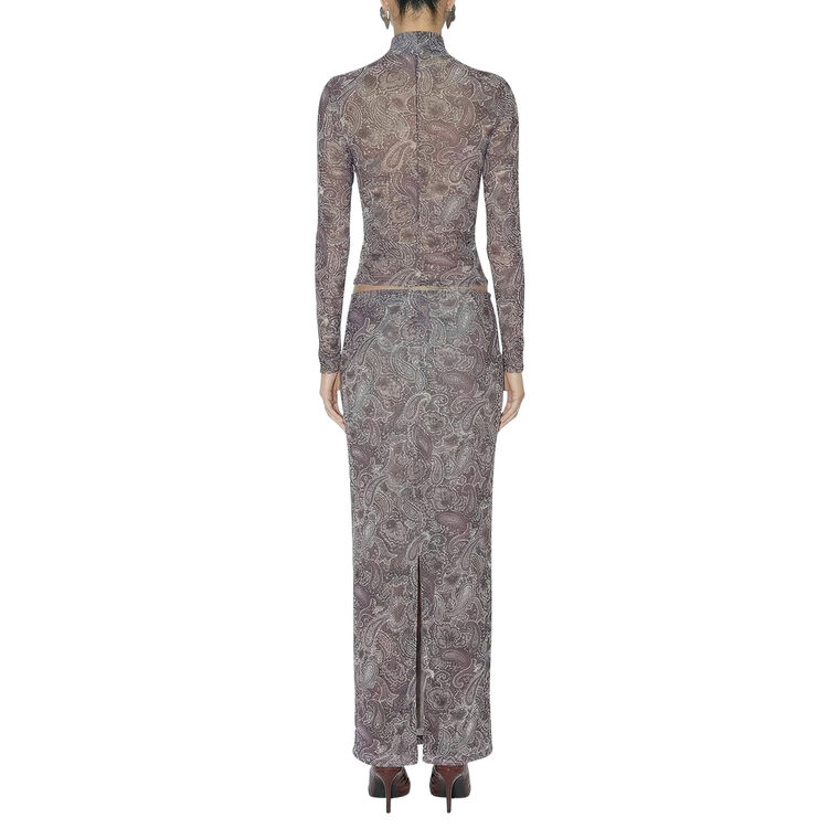 Azana Paisley Mesh Skirt image number null