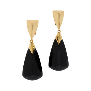Luminous Lucite Armor Drop Earrings