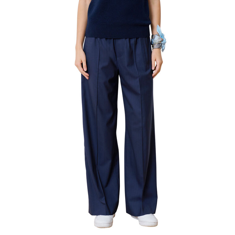 The Prep Pinstripe Wool Trouser image number null