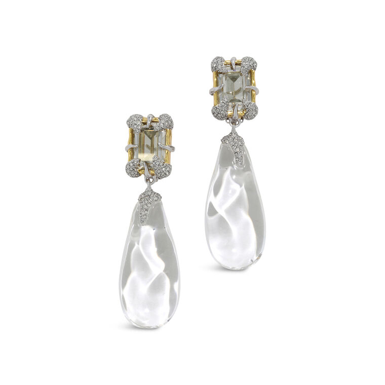 Silverlake Teardrop Clip Earrings image number null