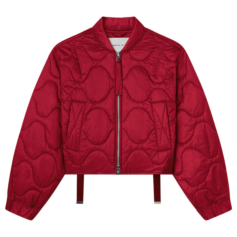 AGOLDE x Shoreditch Ski Club Iona Quilted Jacket image number null