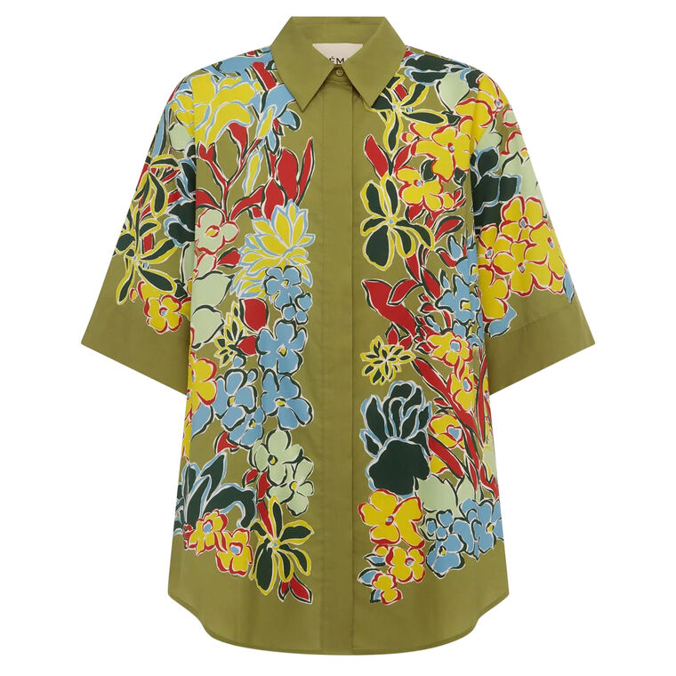 Solstice Short Sleeve Button-Up Shirt image number null