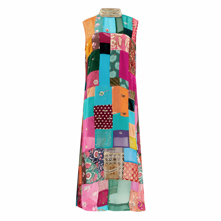 Phoebe Patchwork Dress image number null