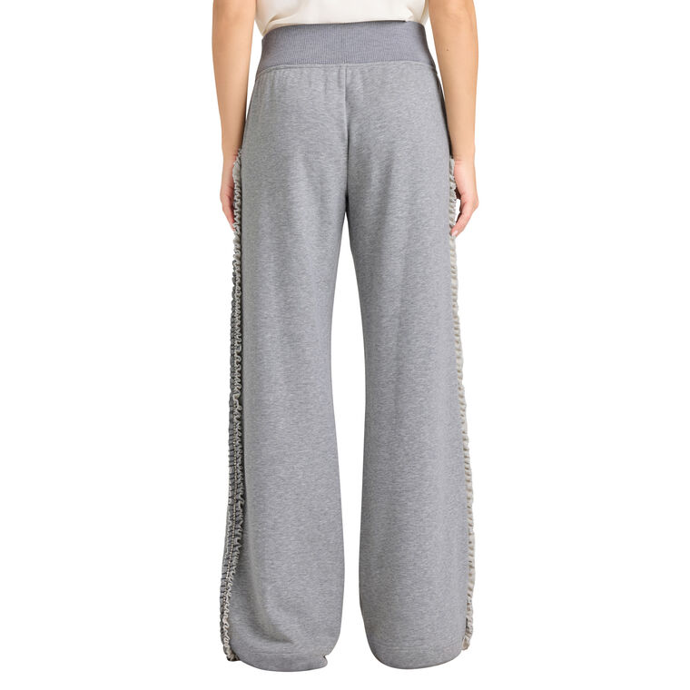 Maddie Ruffle Rhinestone Sweatpants image number null