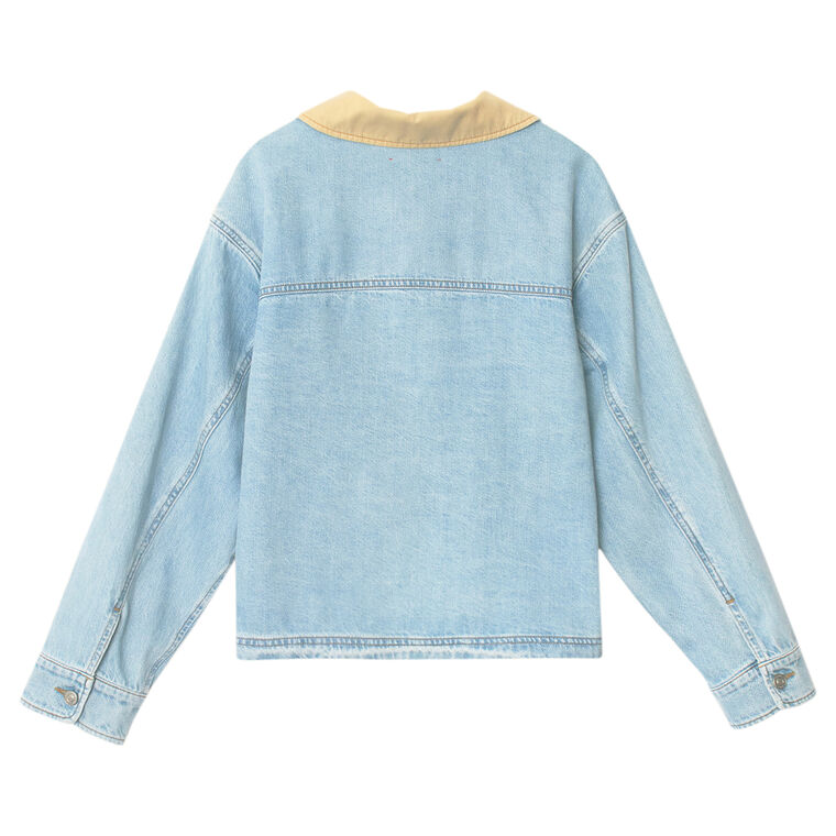Cove Canvas Collar Denim Jacket image number null