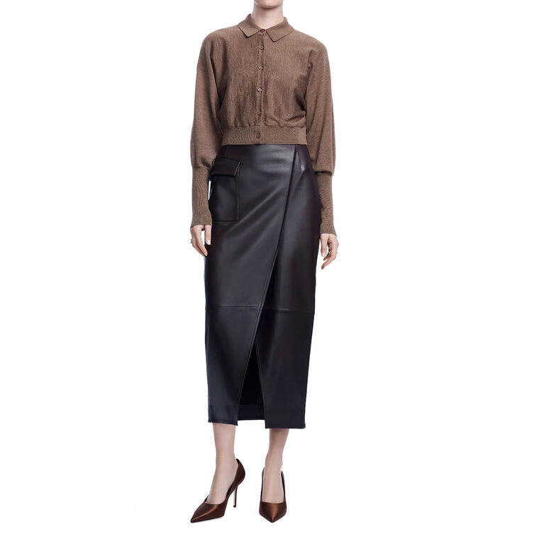 Cropped Dolman Cardigan image number null