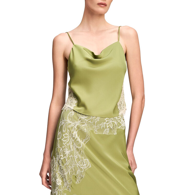Esme Satin Lace Petit Marta Cami image number null