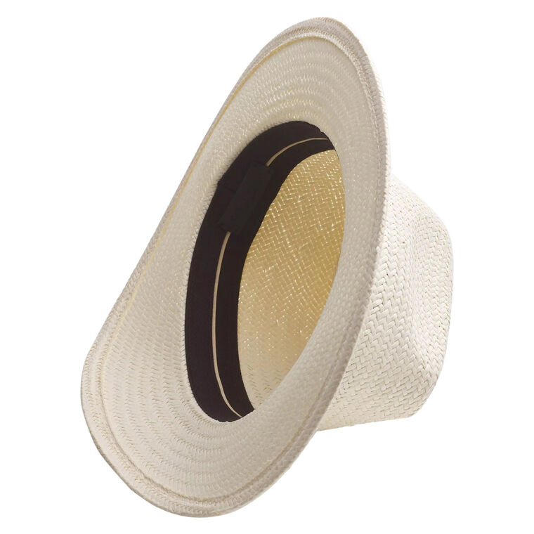 Packable Straw Fedora image number null