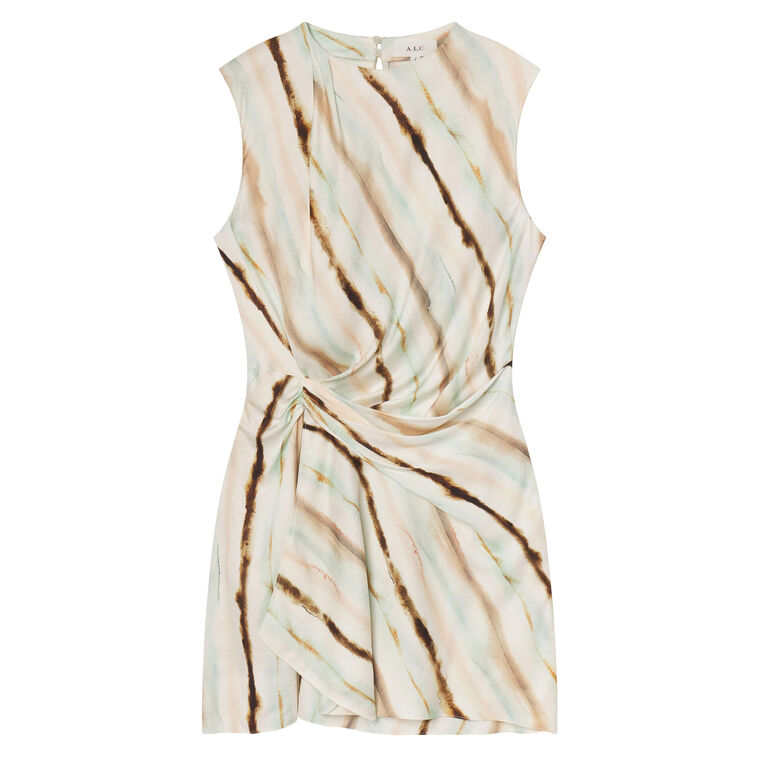 Delia Striped Mini Dress image number null