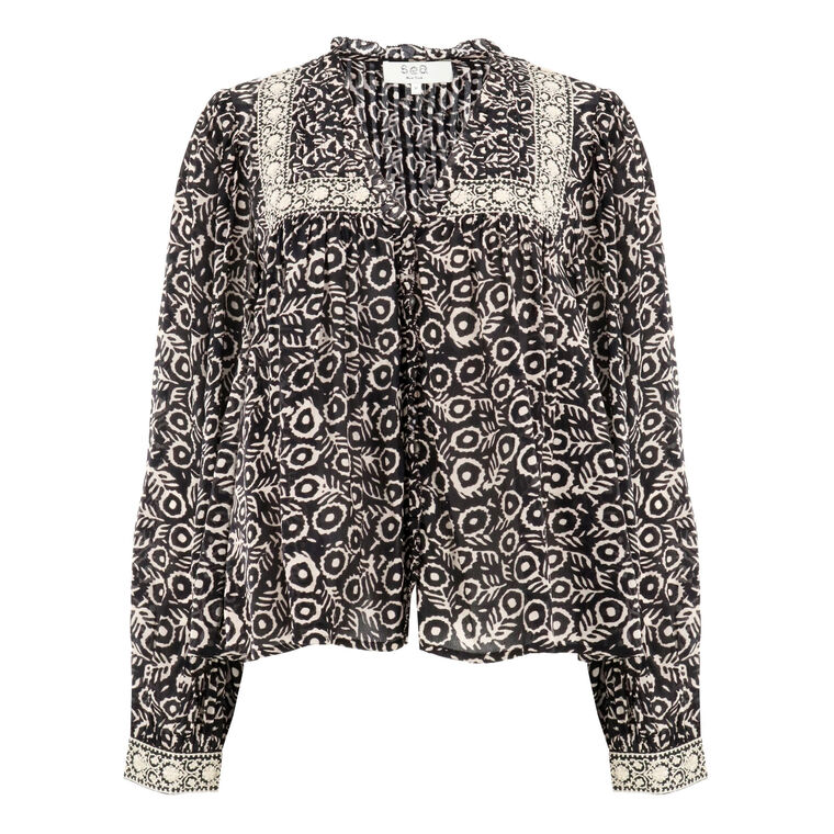 Emmeline Long Sleeve Blouse image number null