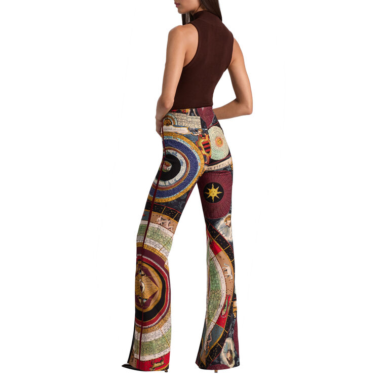 Teeny Mid Rise Bootcut Font Slit Pant image number null