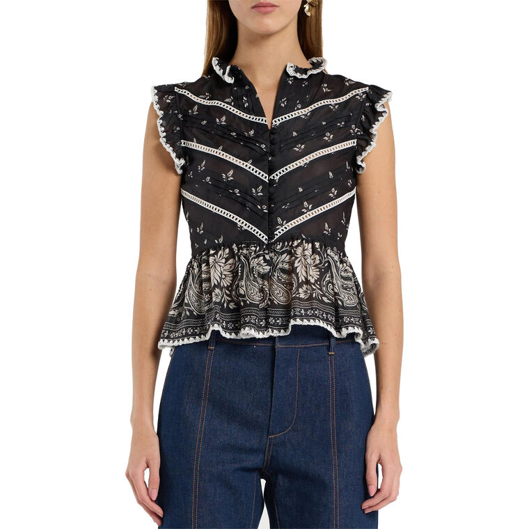 Artie Sleeveless Wildflower Top image number null