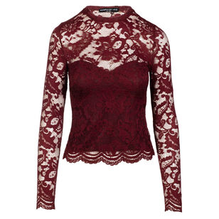 Clayton Long Sleeve Lace Top