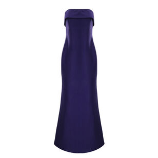 Strapless Mermaid Gown with Bow Back