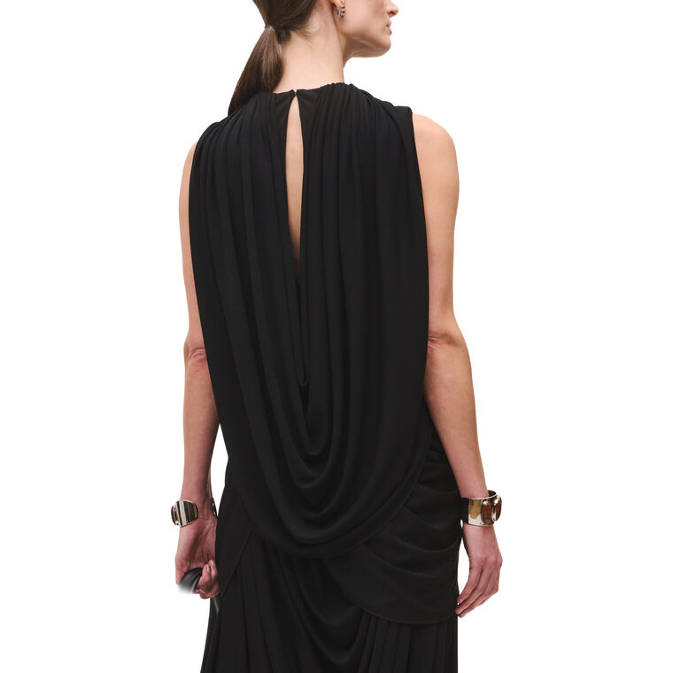 The Astor Draped Jersey Top image number null