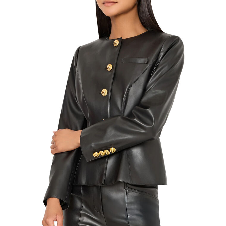 Wells Vegan Leather Jacket image number null