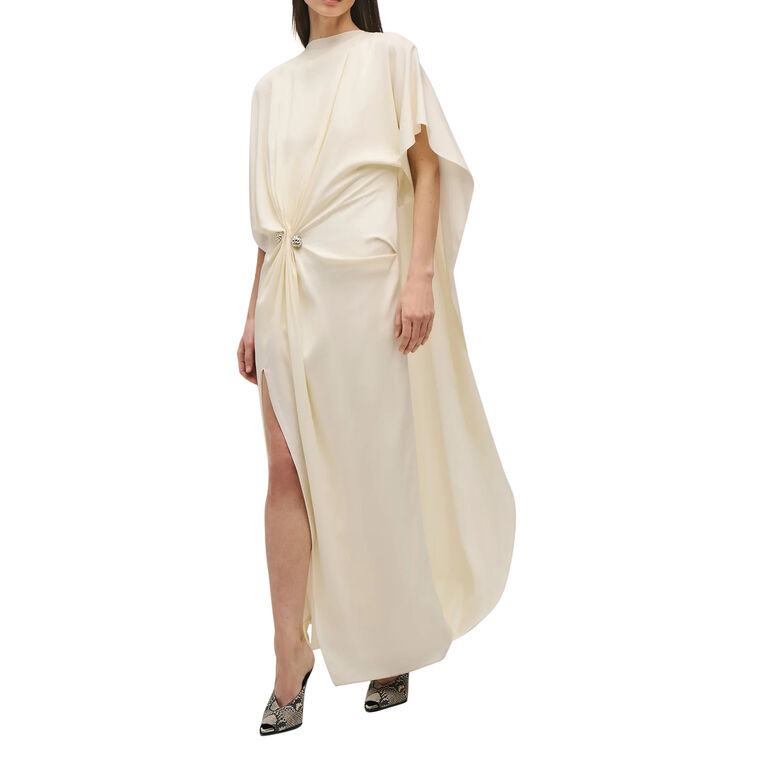 Draped Dress With Cuff Link Hardware image number null