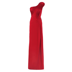 Ember One Shoulder Silk Dress