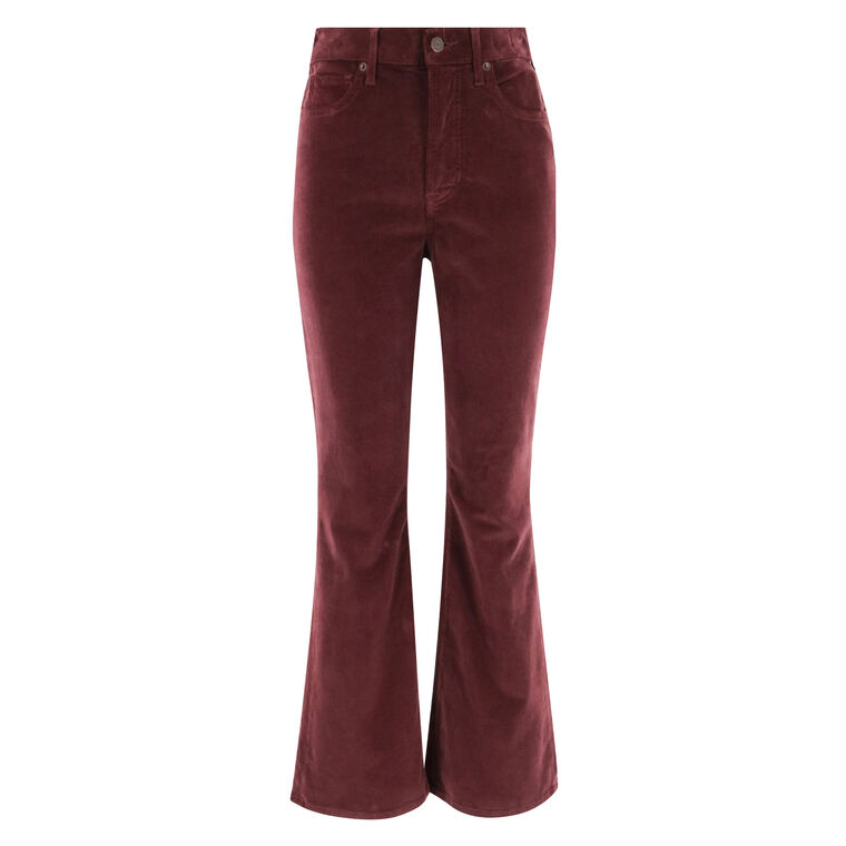 Carson High-Rise Ankle Flare Corduroy Pants image number null