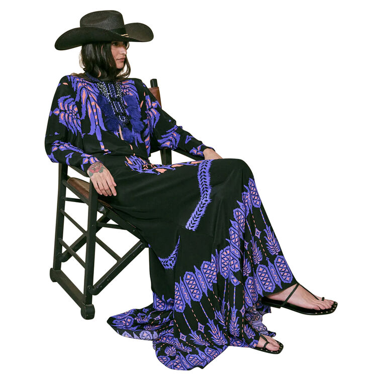 Brave Woman Maxi Skirt image number null