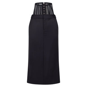 Corset Midi Pencil Skirt