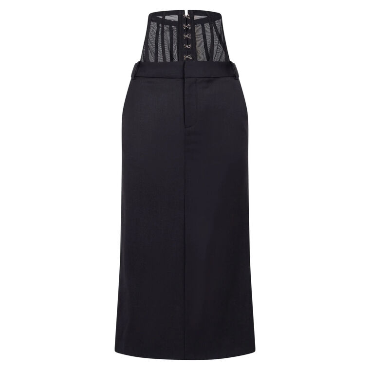 Corset Midi Pencil Skirt image number null